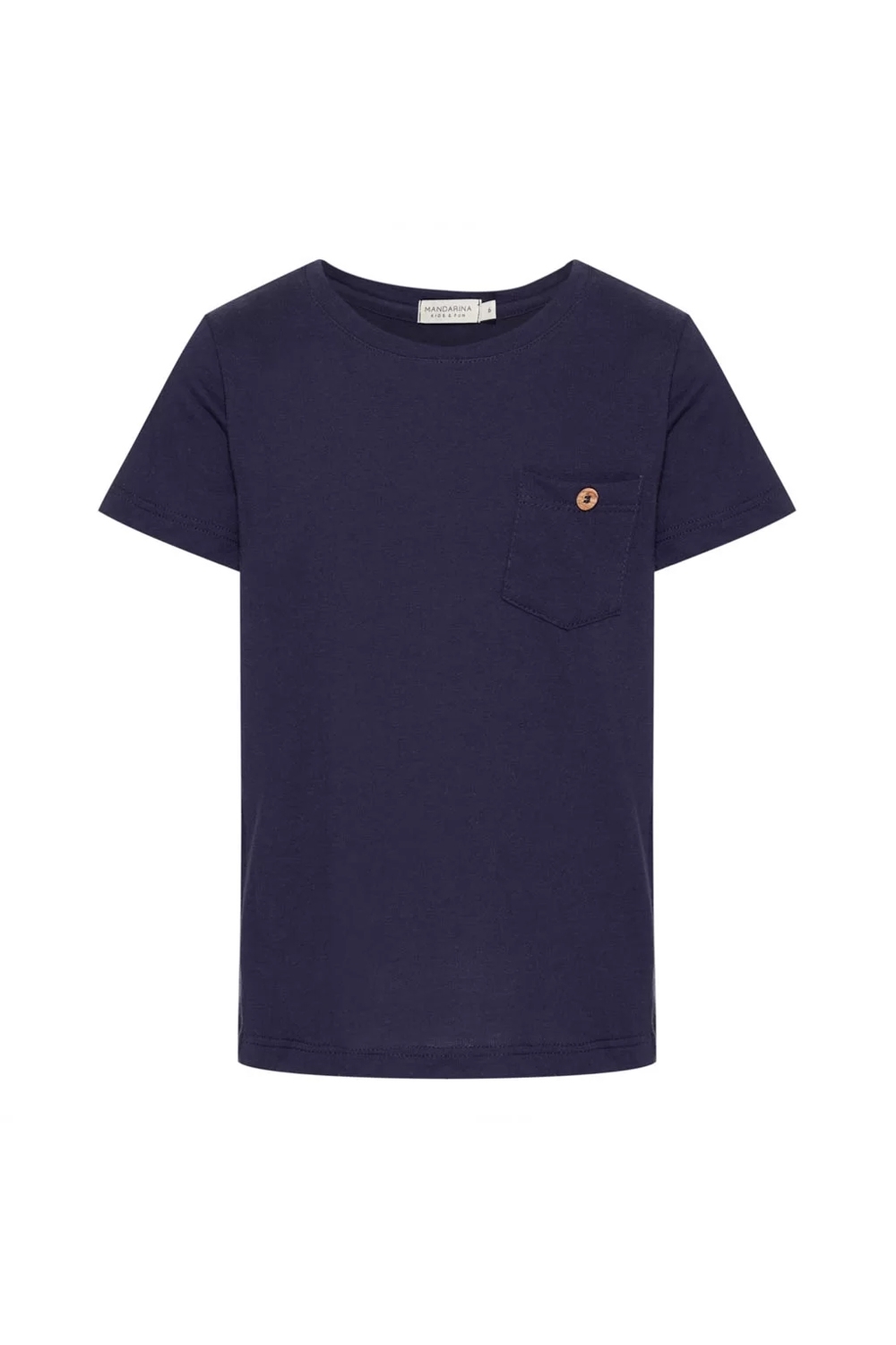 Camiseta Mg Curta Algodão Marinho