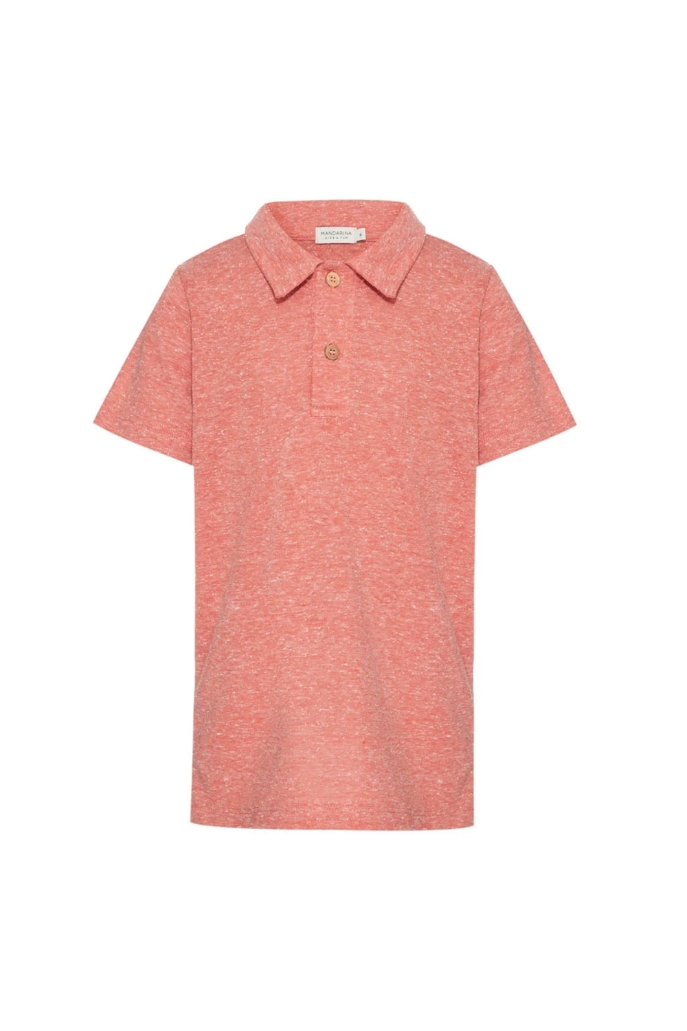 Camiseta Pólo Algodão Laranja