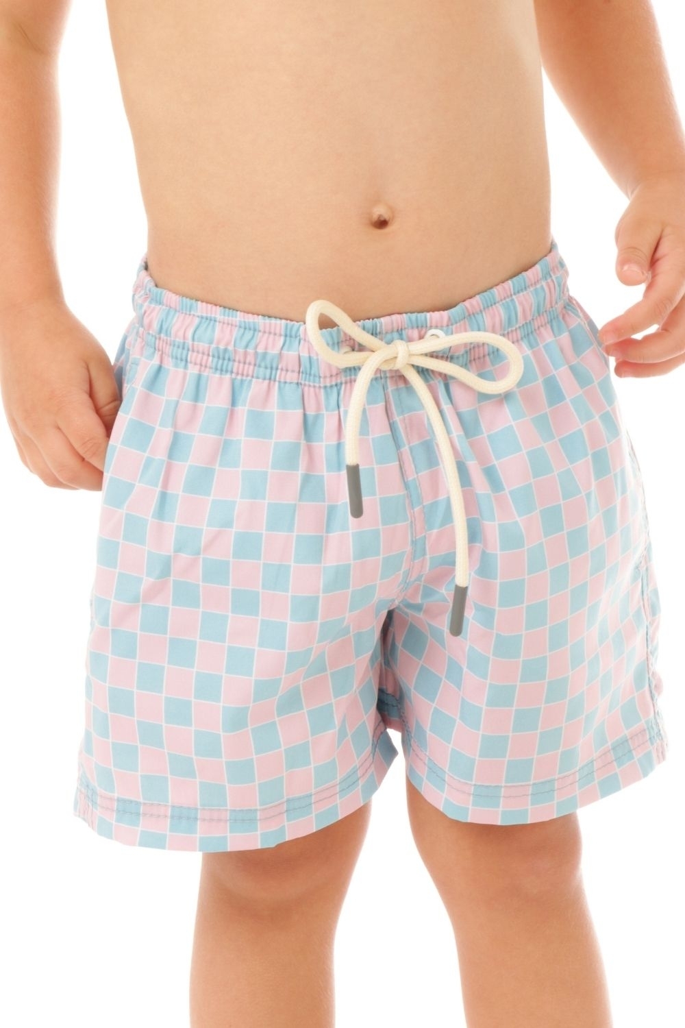 Shorts Azulejo Turquesa e Rosa