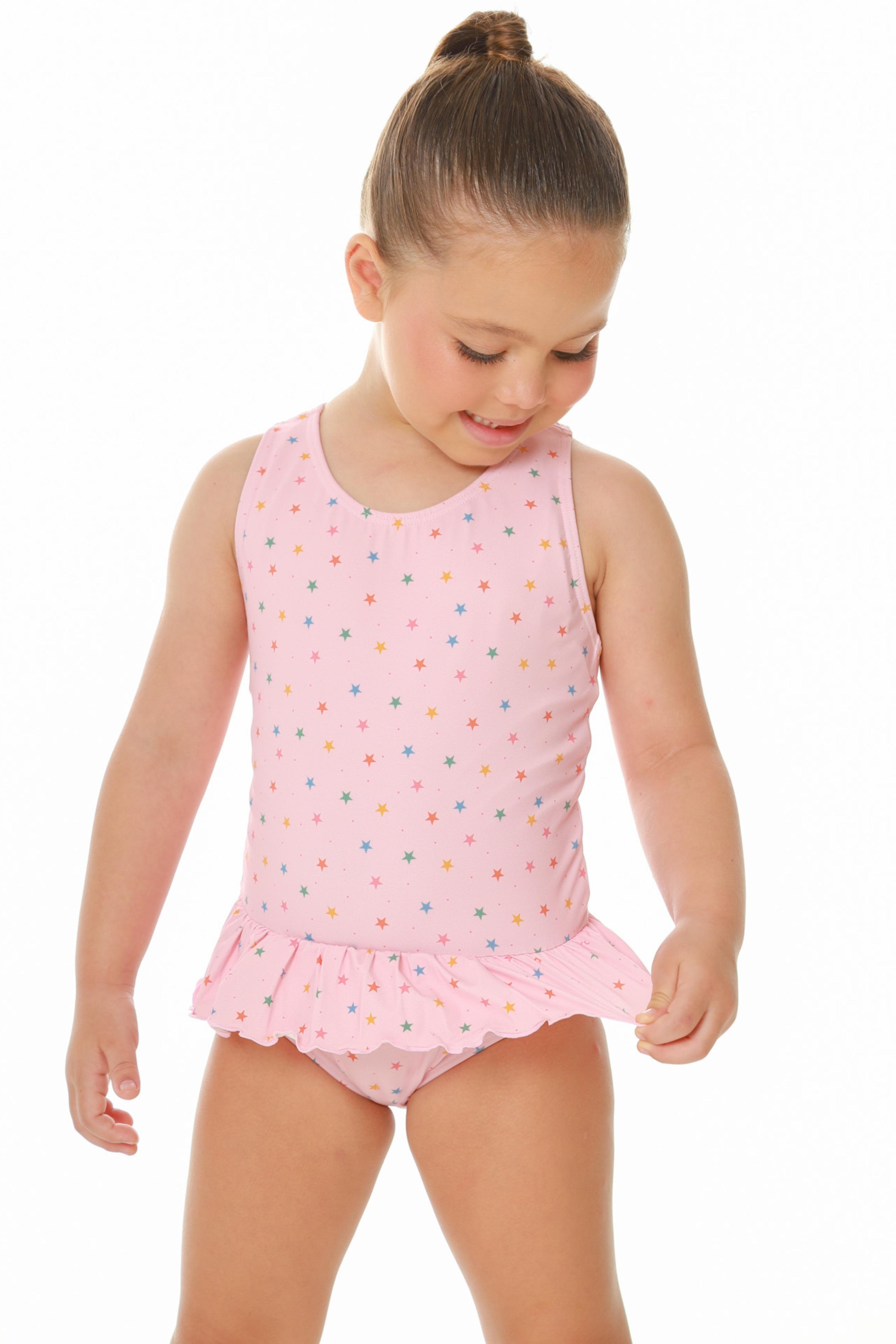 Maiô Infantil Nina Estrelinhas