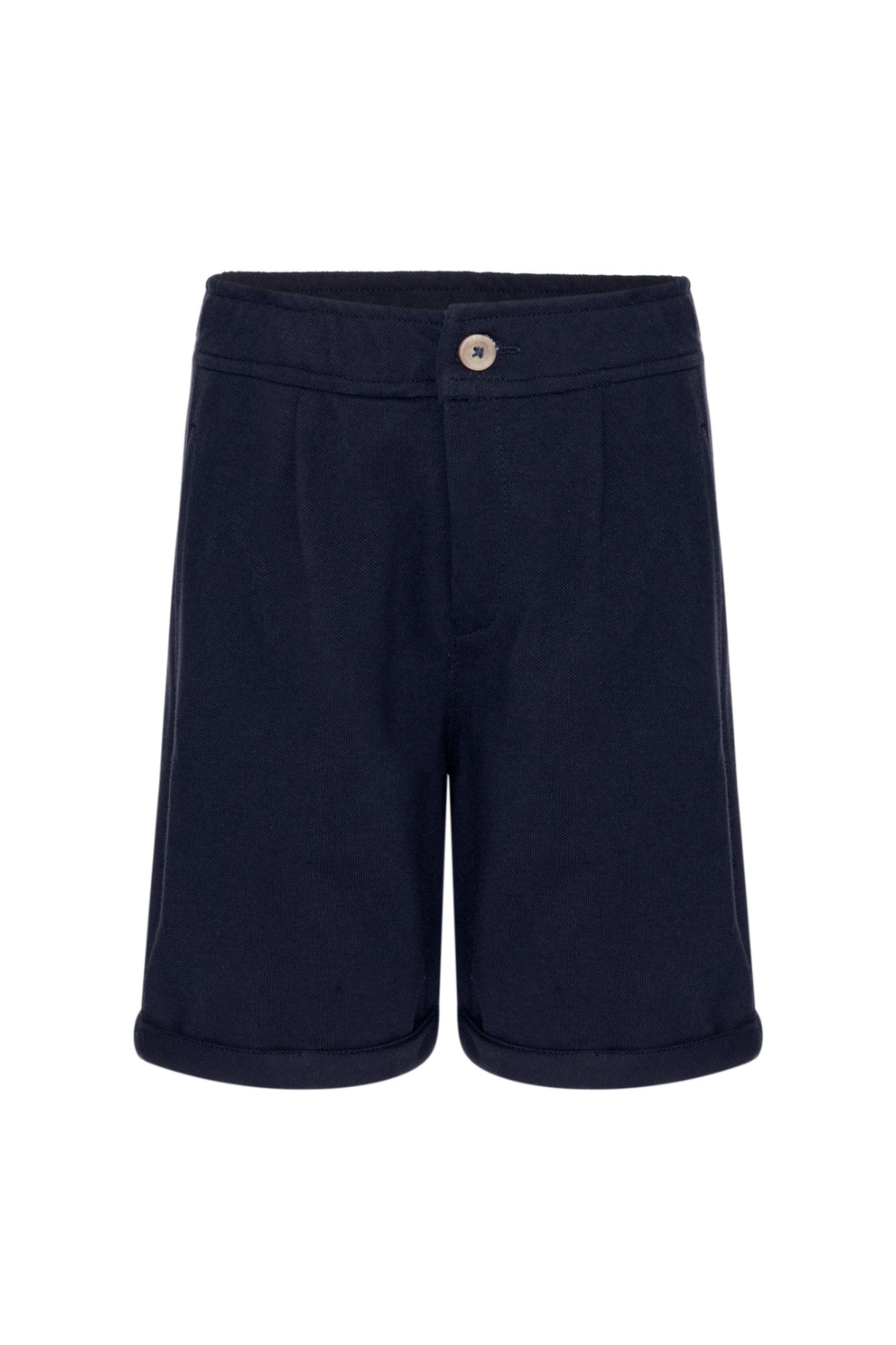 Shorts Piquet Marinho