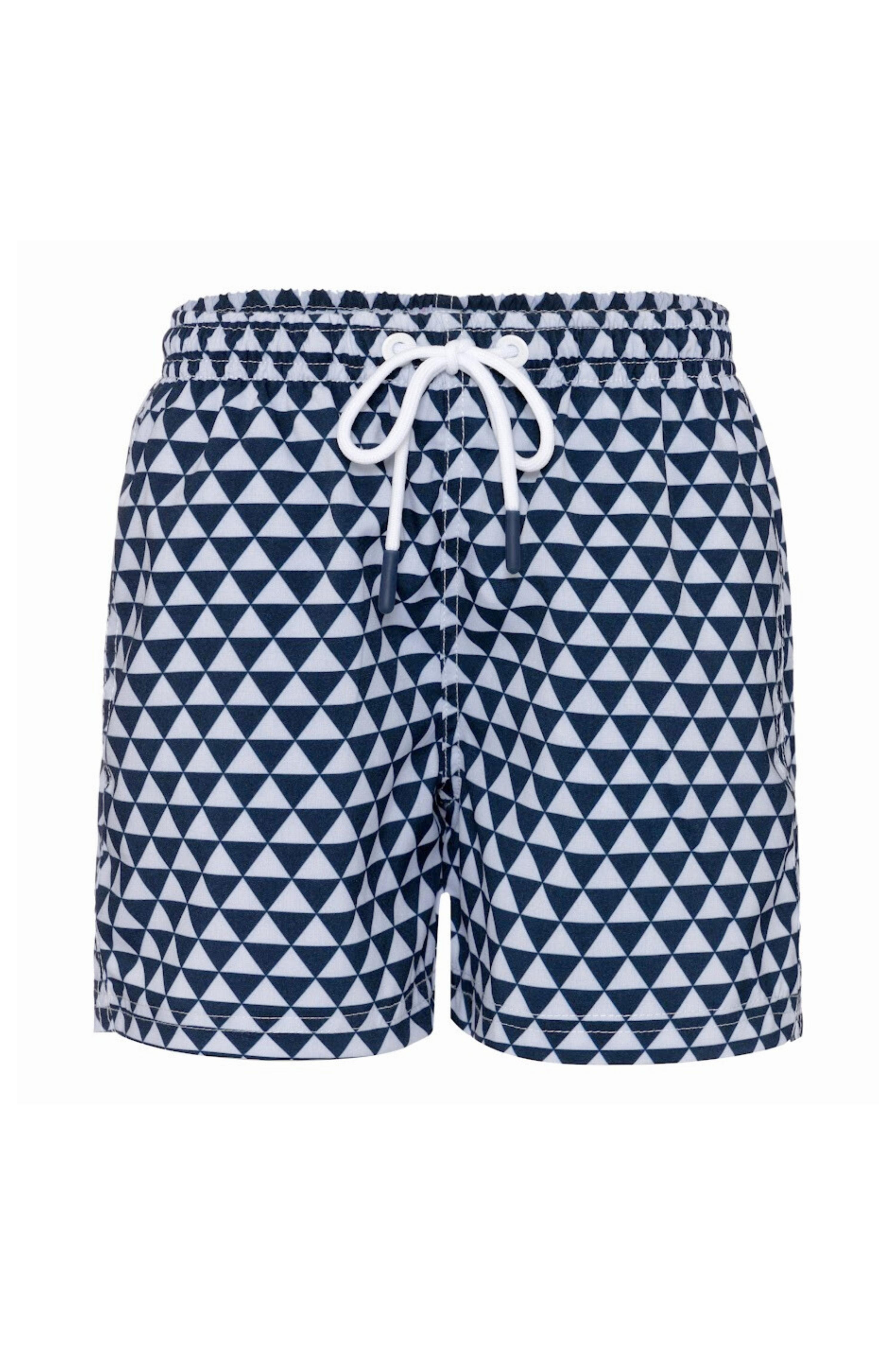 Shorts Infantil Triangulo Marinho (COLLAB ANDREA BOGOSIAN)