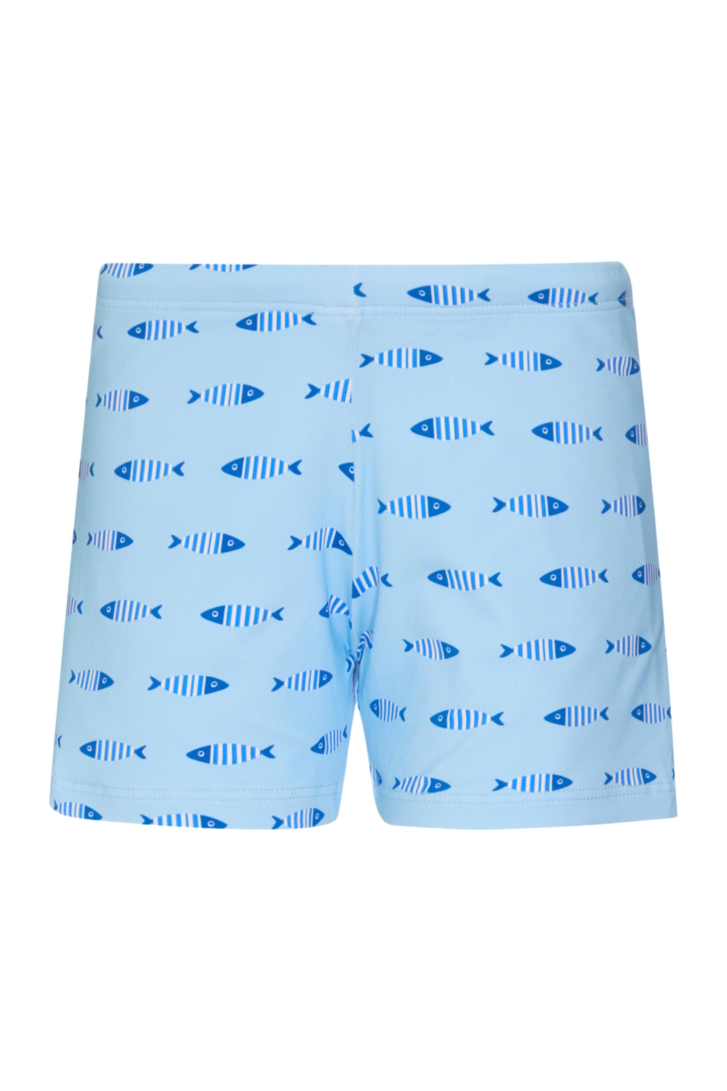 Sunga Infantil UV 50 Peixe Azul