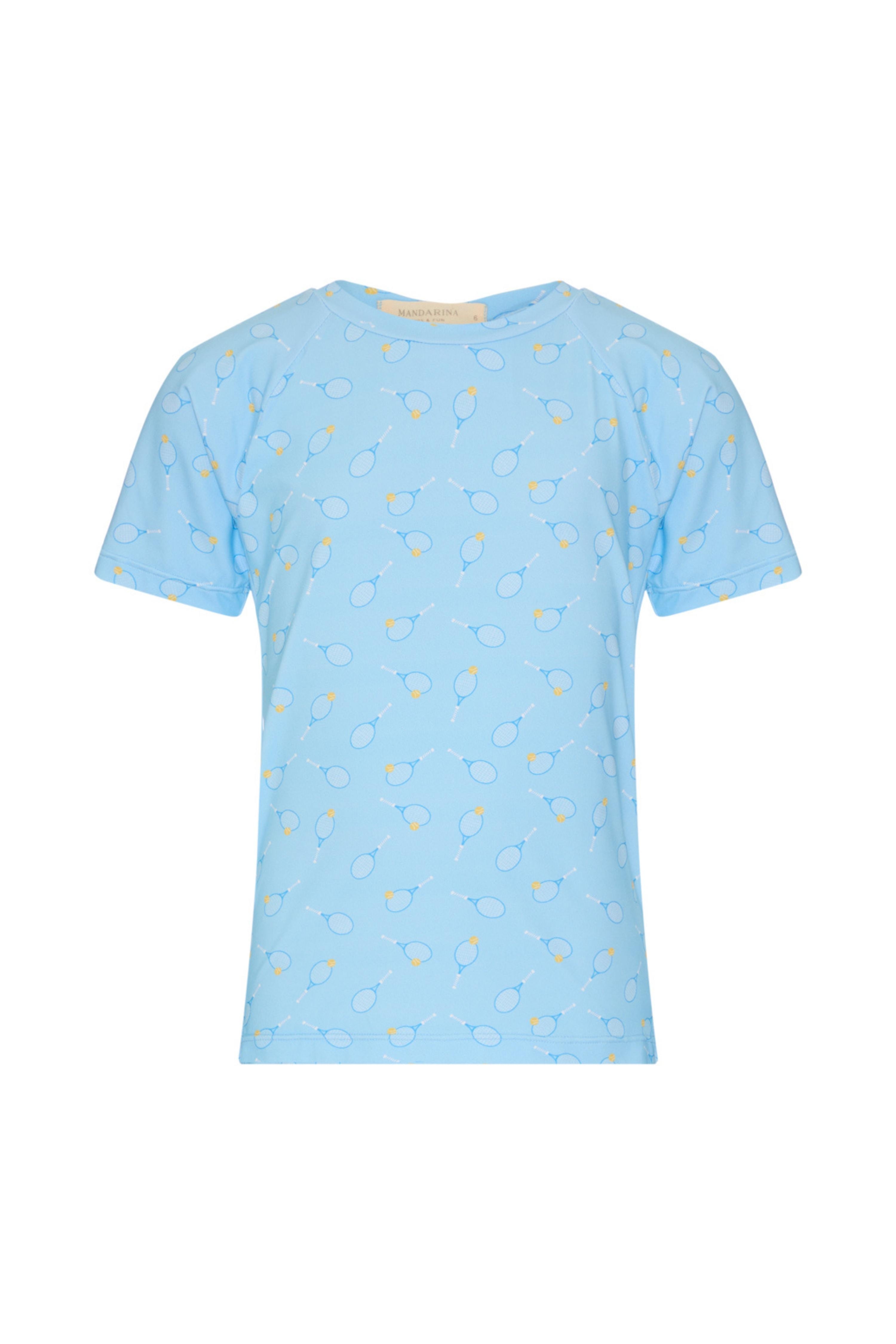 Camiseta Infantil Masculina UV 50 Manga Curta Match Point