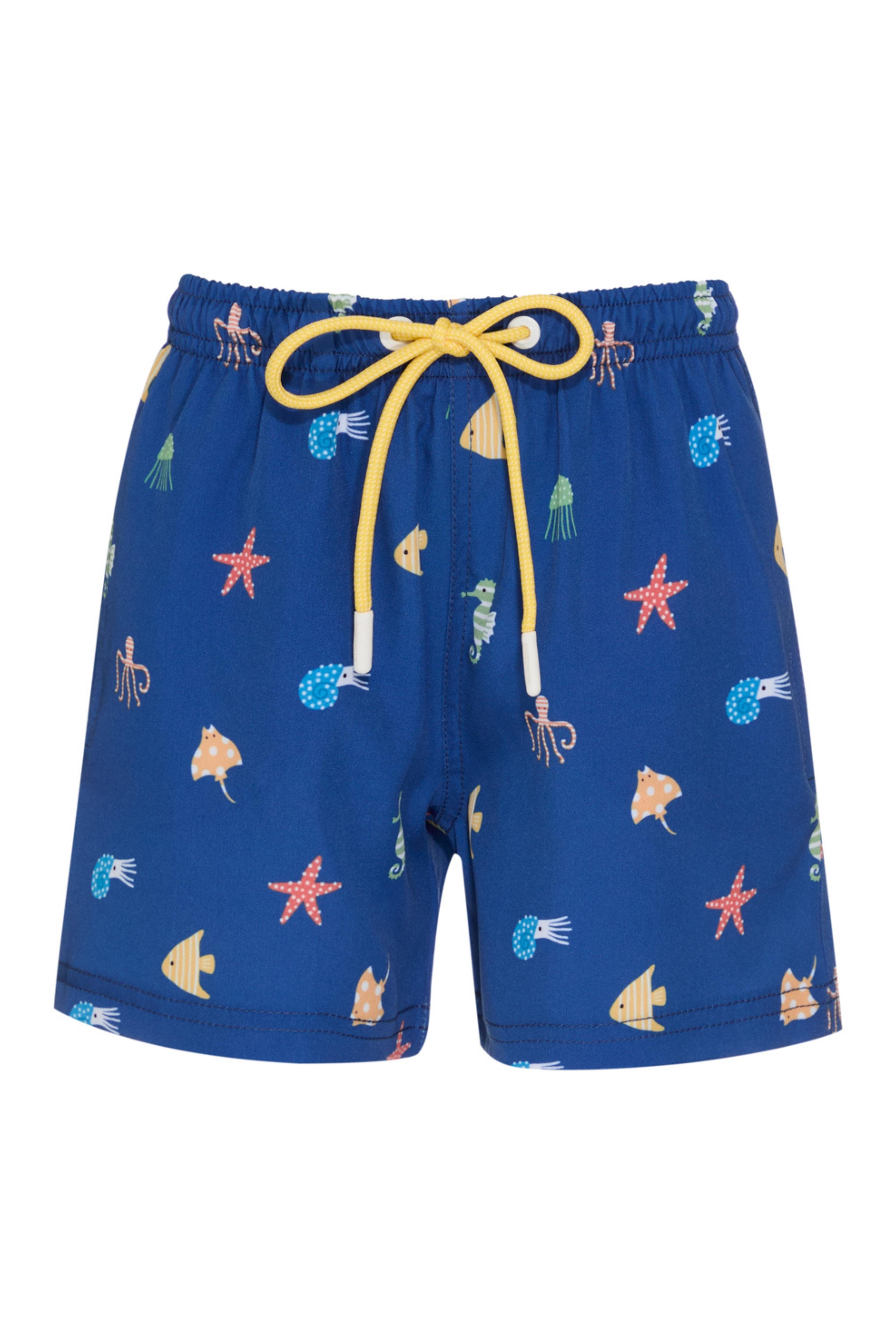 Shorts Infantil Animais Marinhos