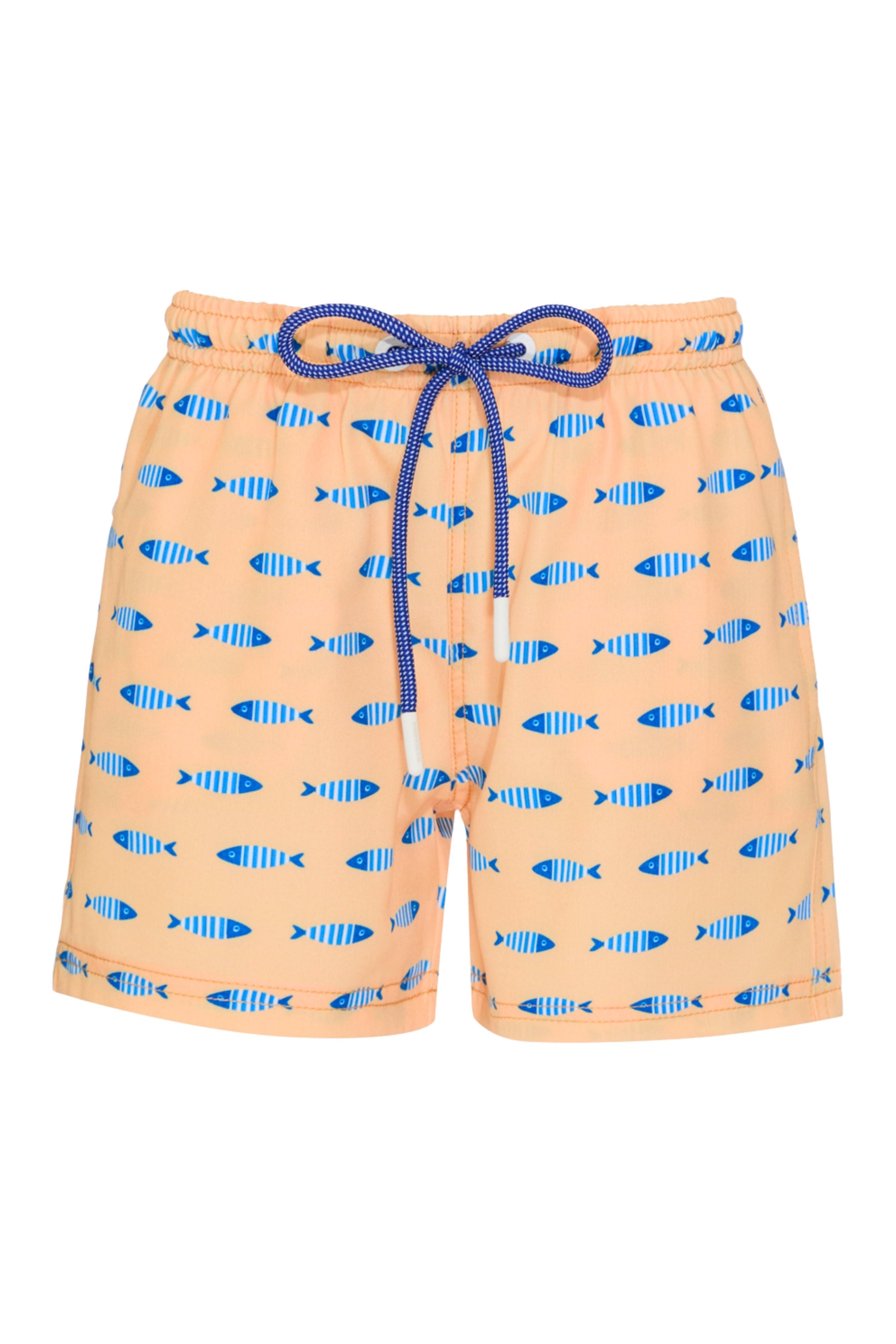 Shorts Infantil Peixe Amarelo