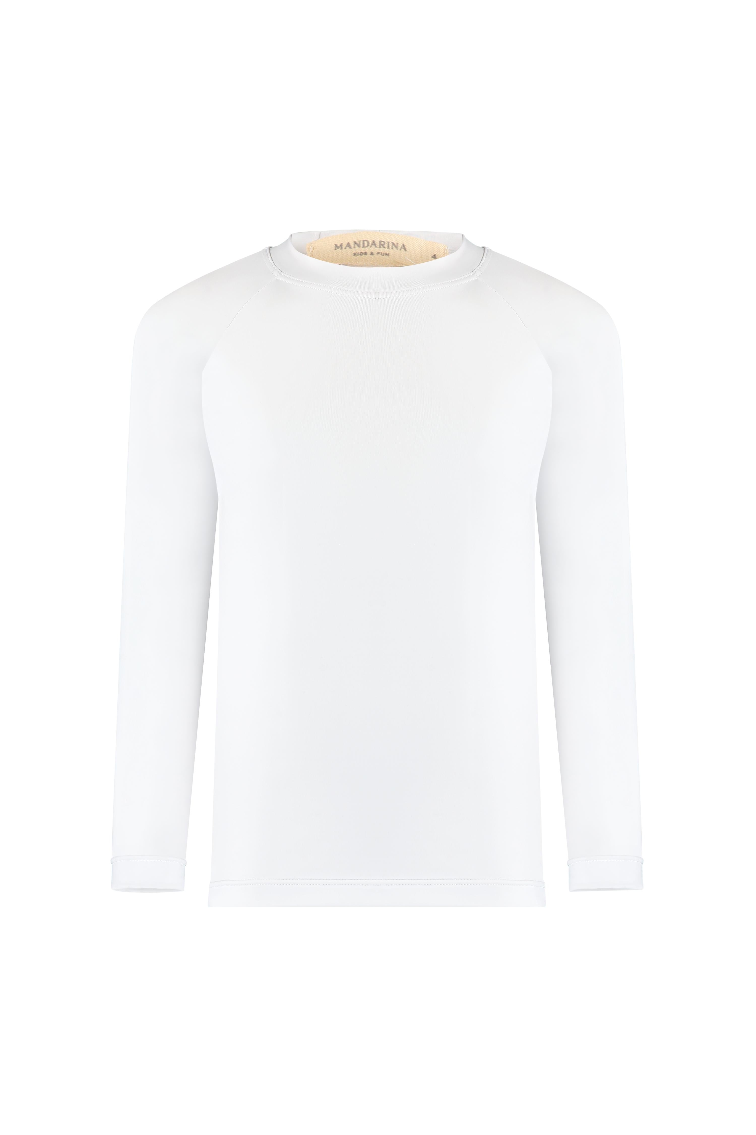 Camiseta Infantil Masculina UV 50 Branca