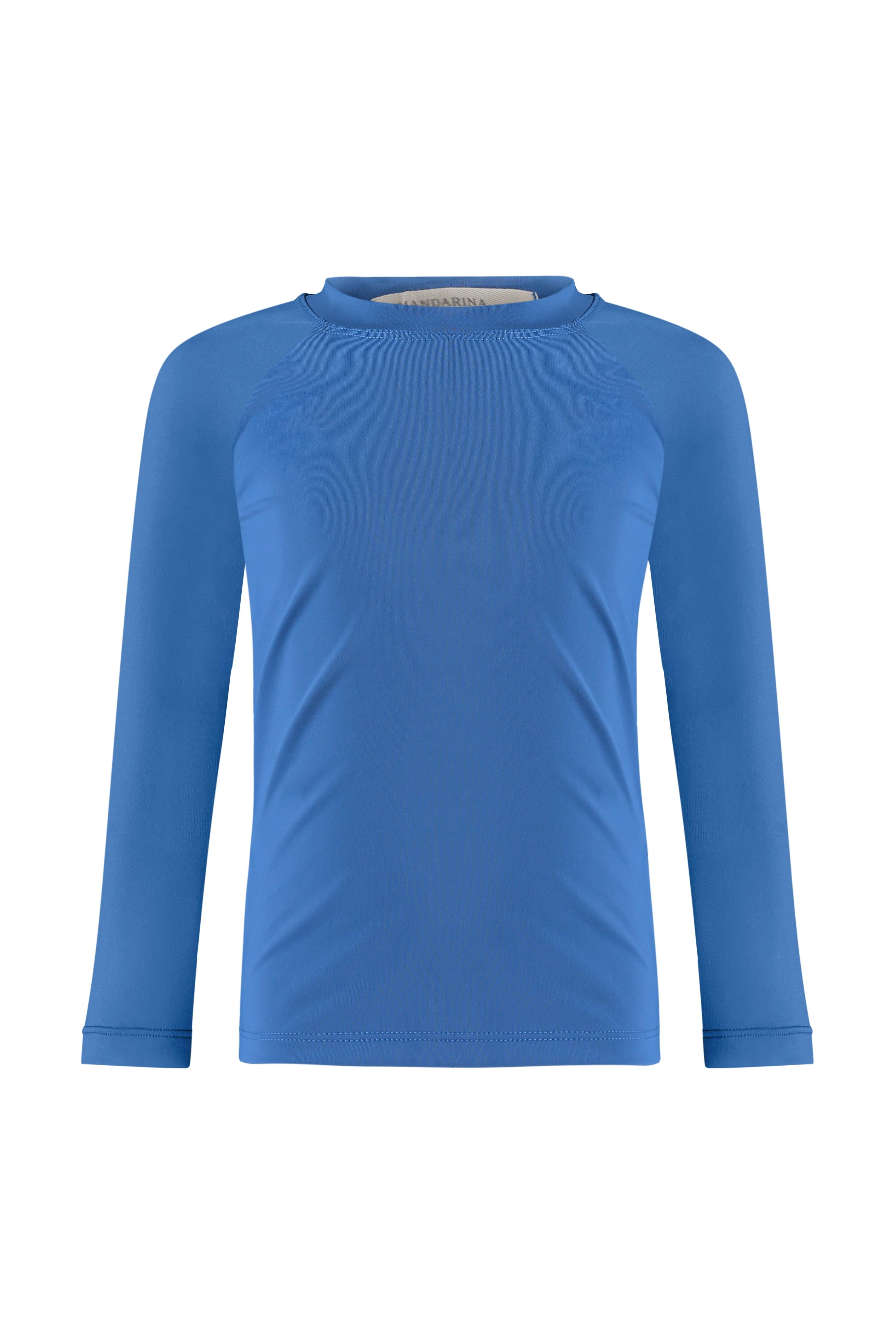 Camiseta Infantil Masculina UV 50 Azul Náutico