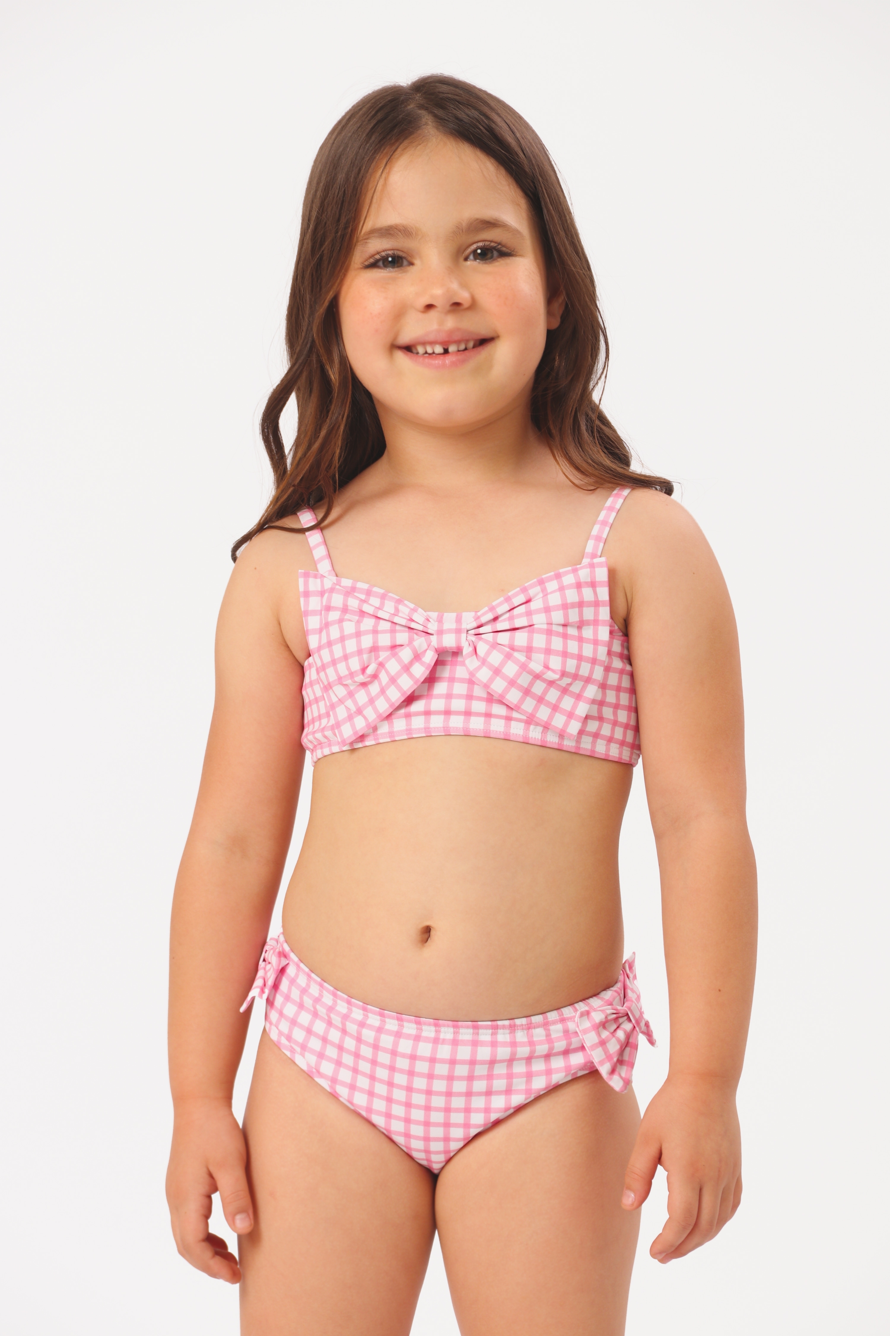 Biquíni Infantil UV 50 Chloe Vichy Pink