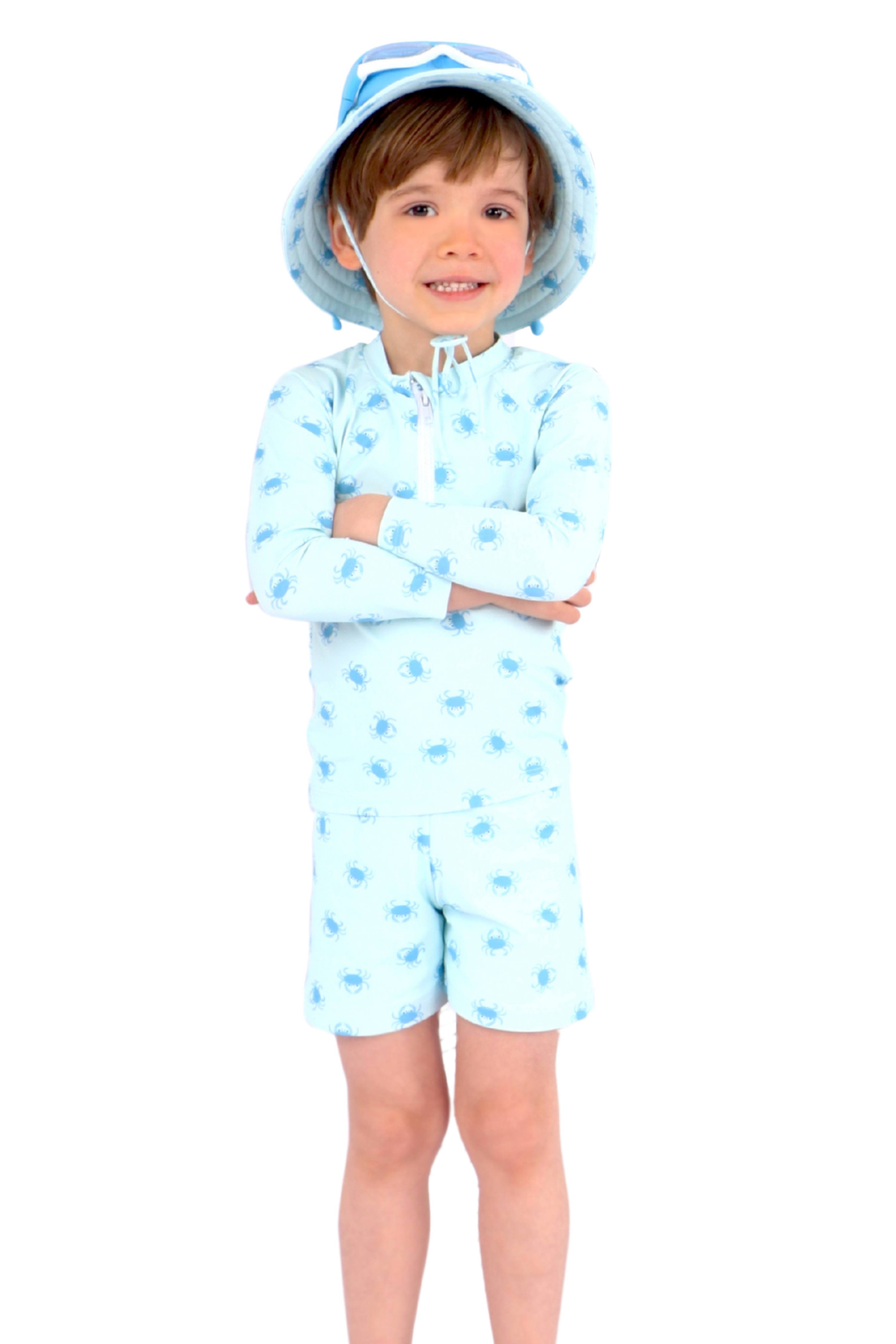 Conjunto Infantil Masculino UV 50 Caranguejo