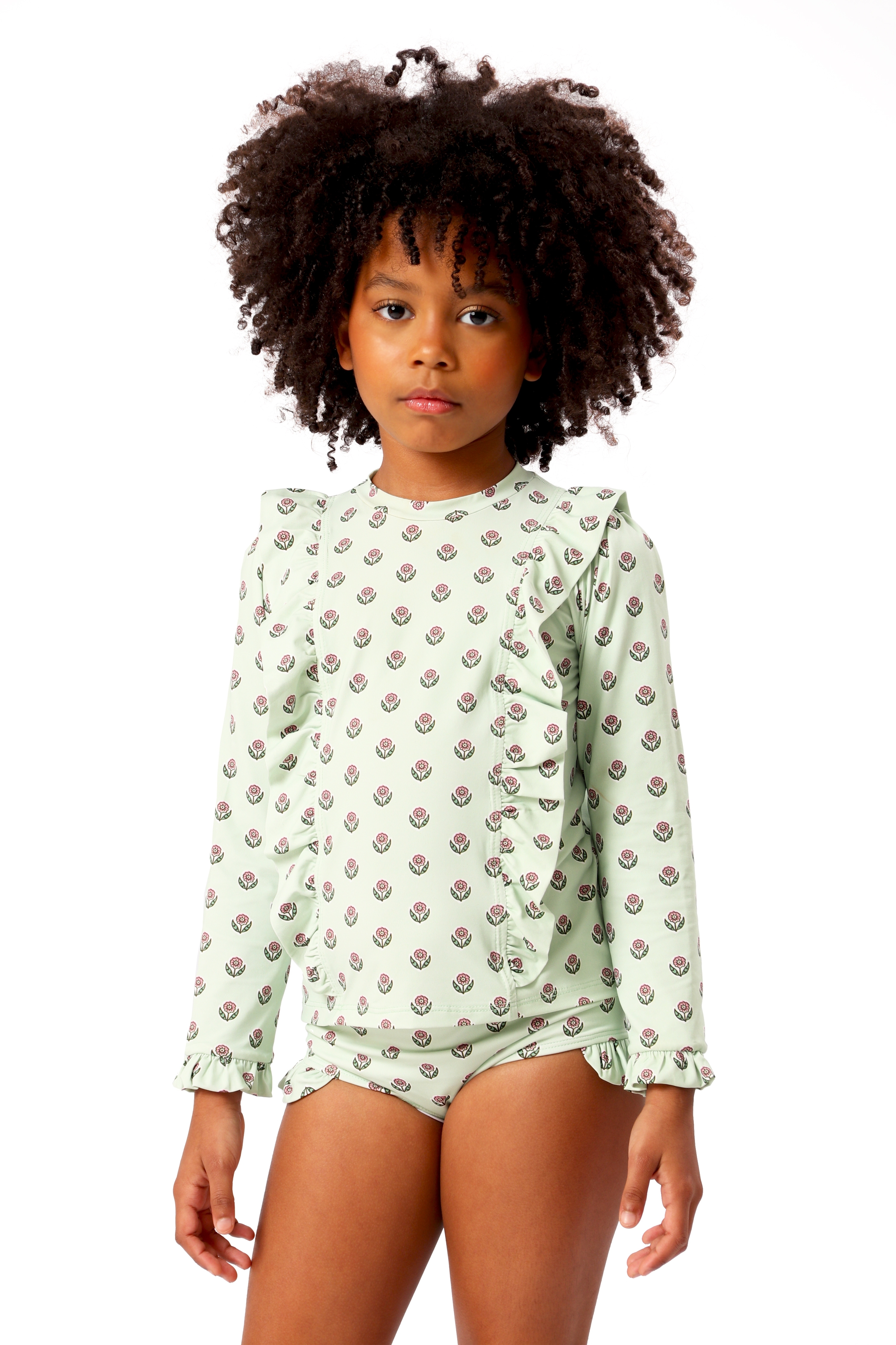 Conjunto Infantil UV 50 Blocky Verde