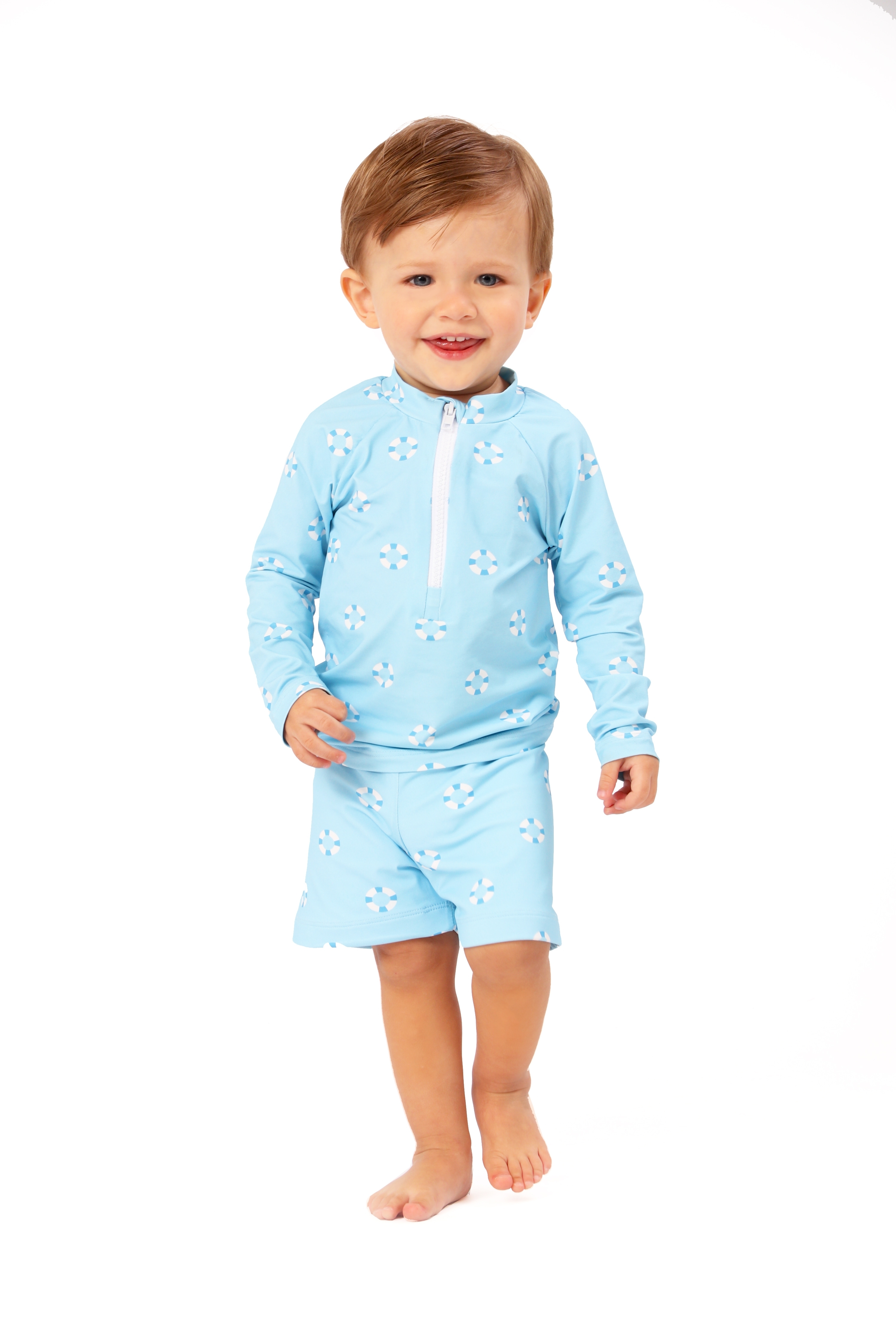 Conjunto Infantil Masculino UV 50 Bóias