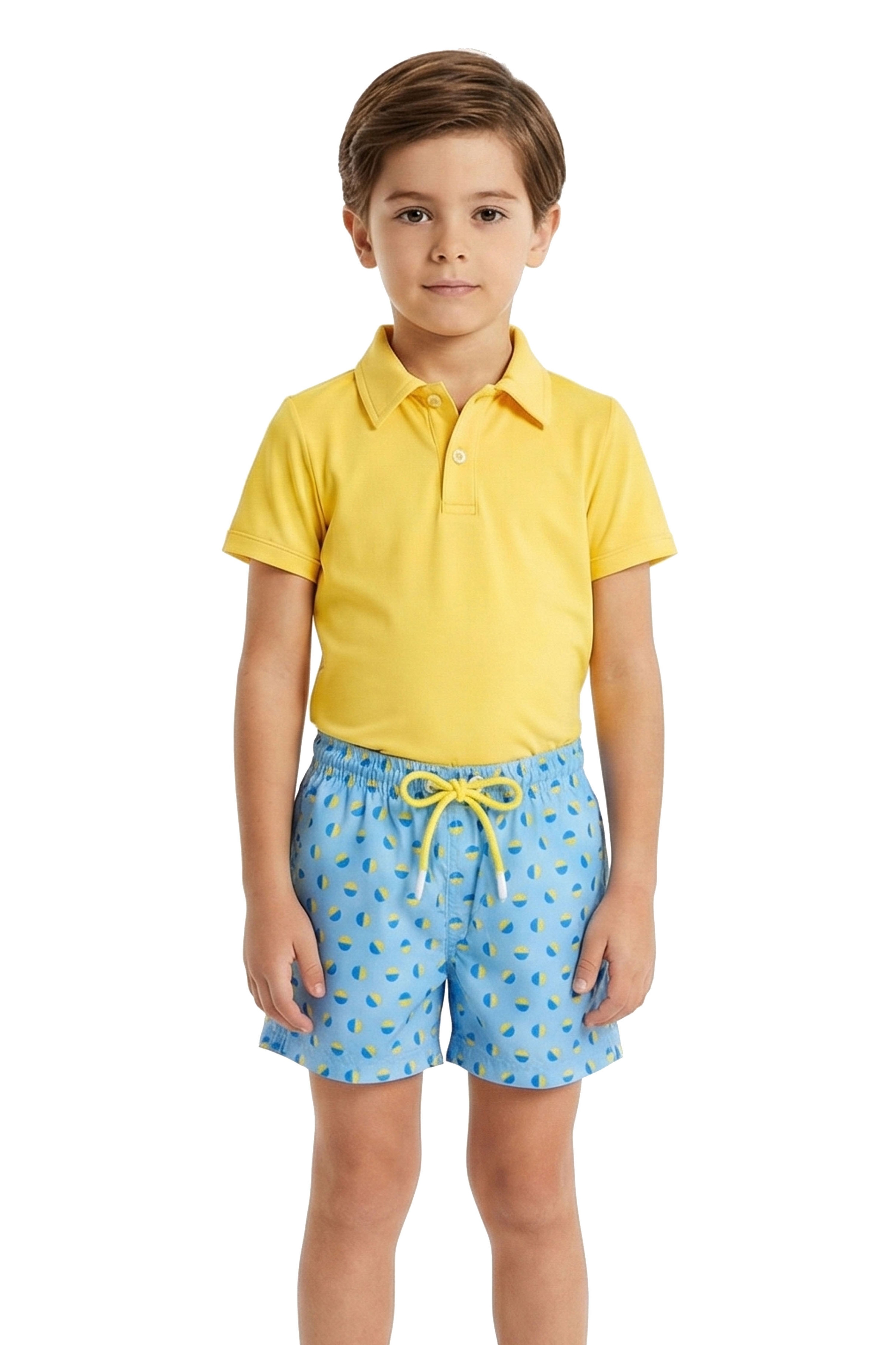Shorts Infantil Dots Azul
