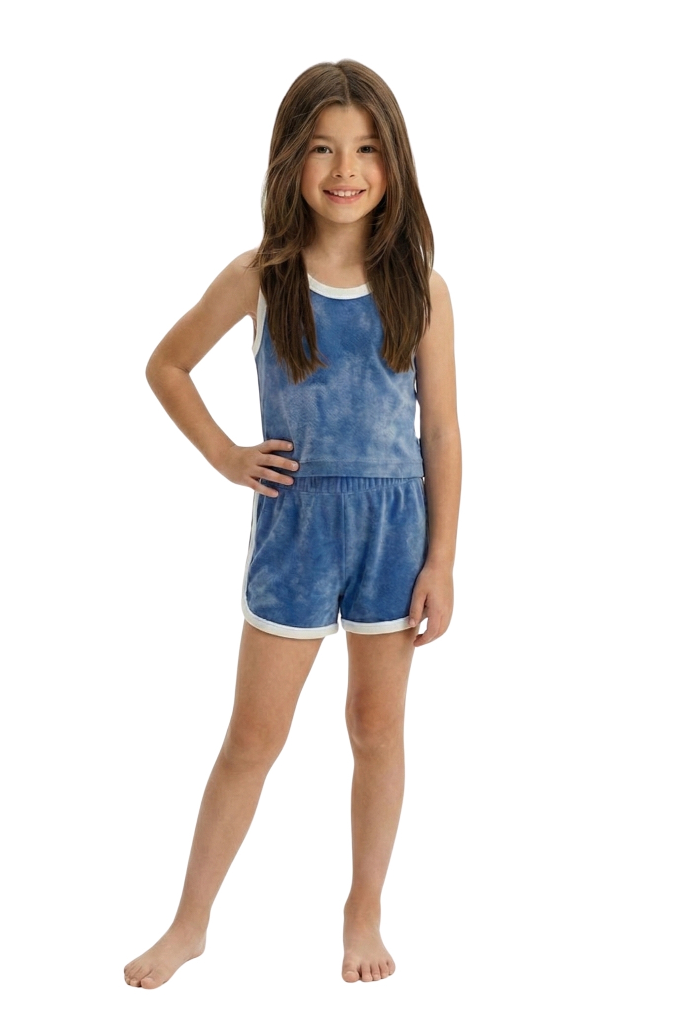 Conjunto Infantil Feminino Plush Azul