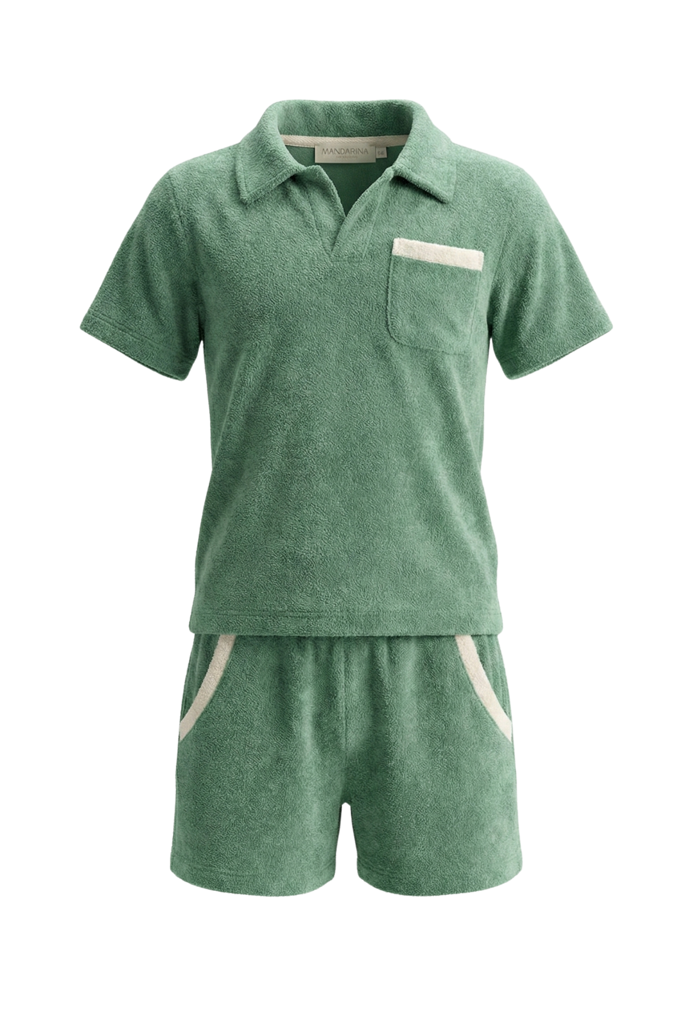 Conjunto Infantil Masculino Atoalhado Verde
