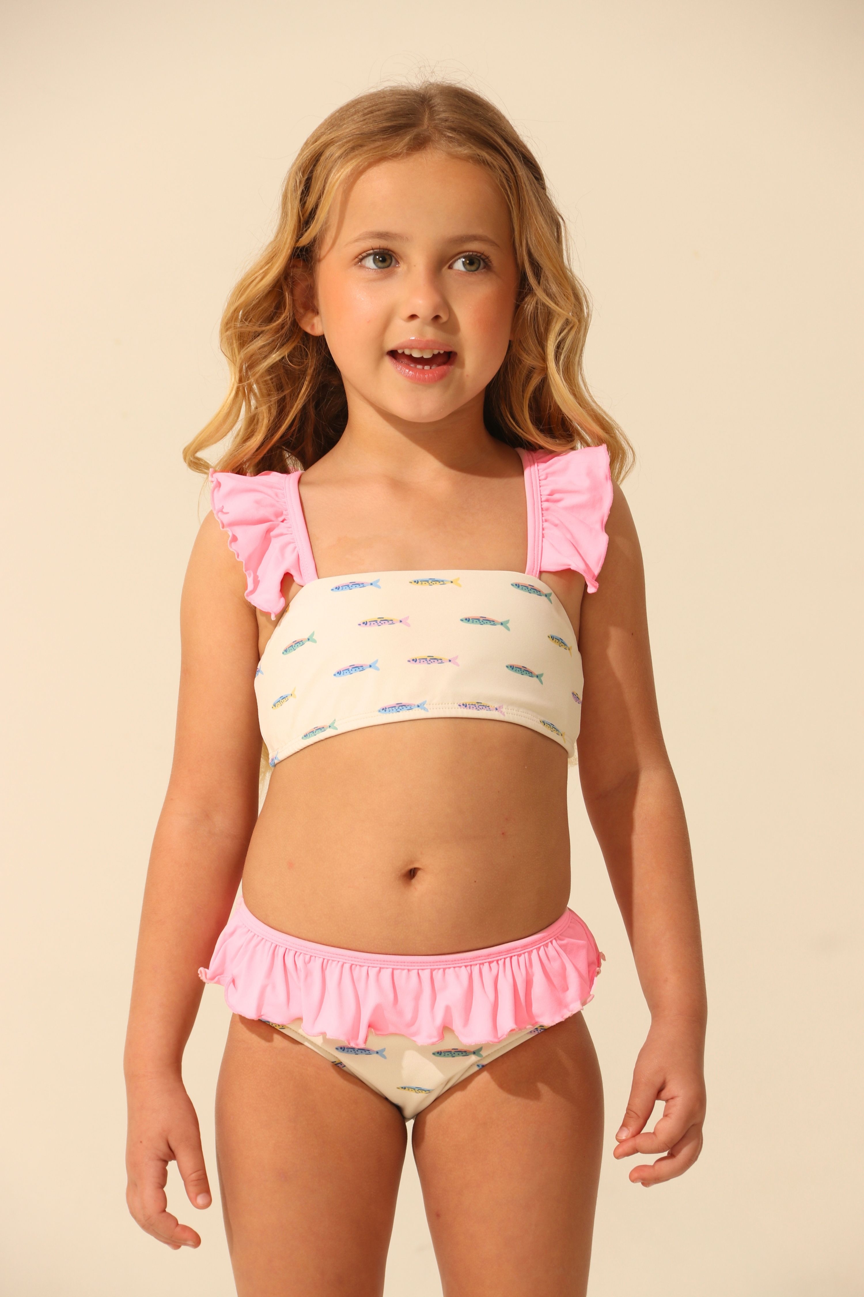 Biquíni Infantil UV 50 Capri Sardine