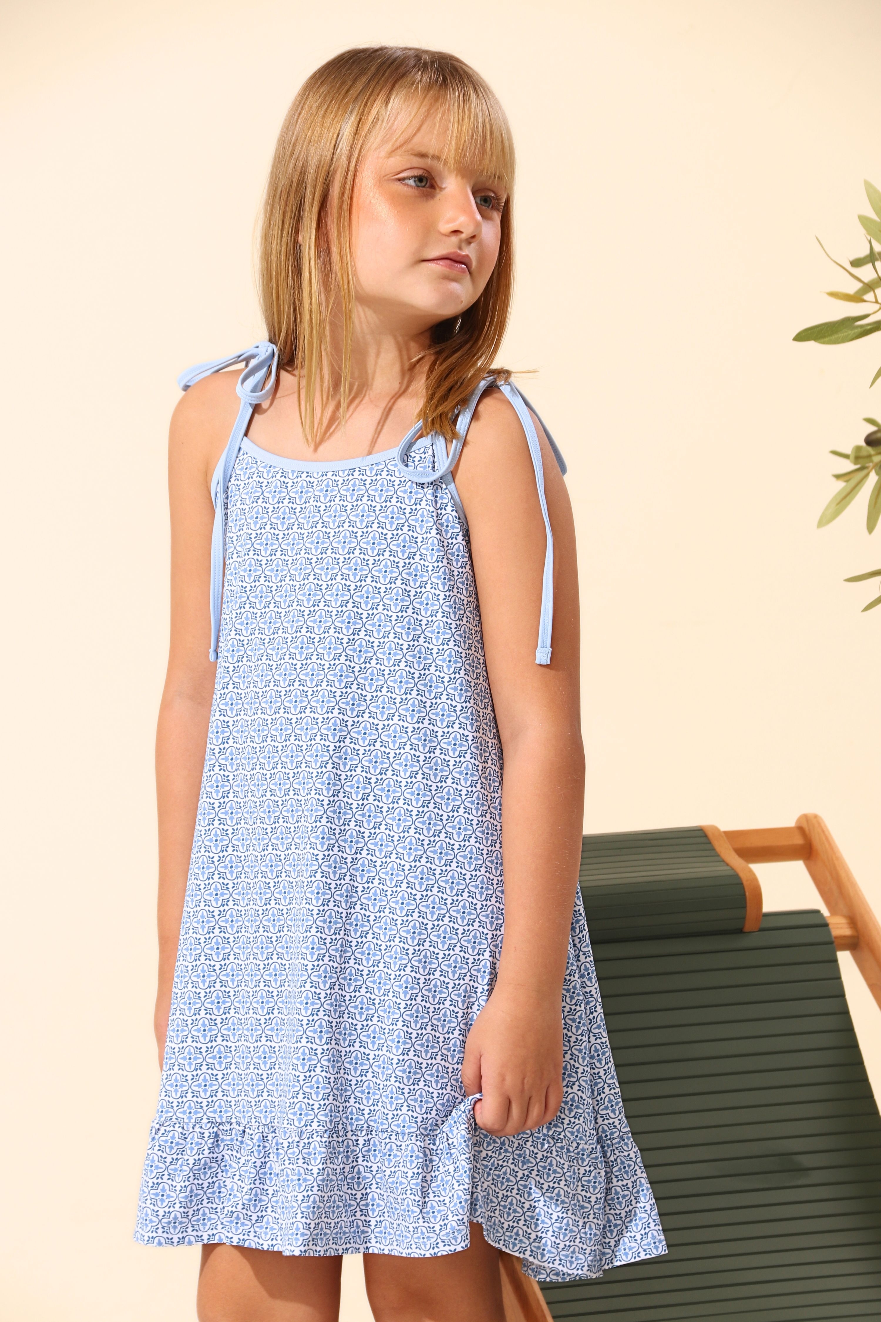 Vestido Poppy Infantil UV 50 Maiolica