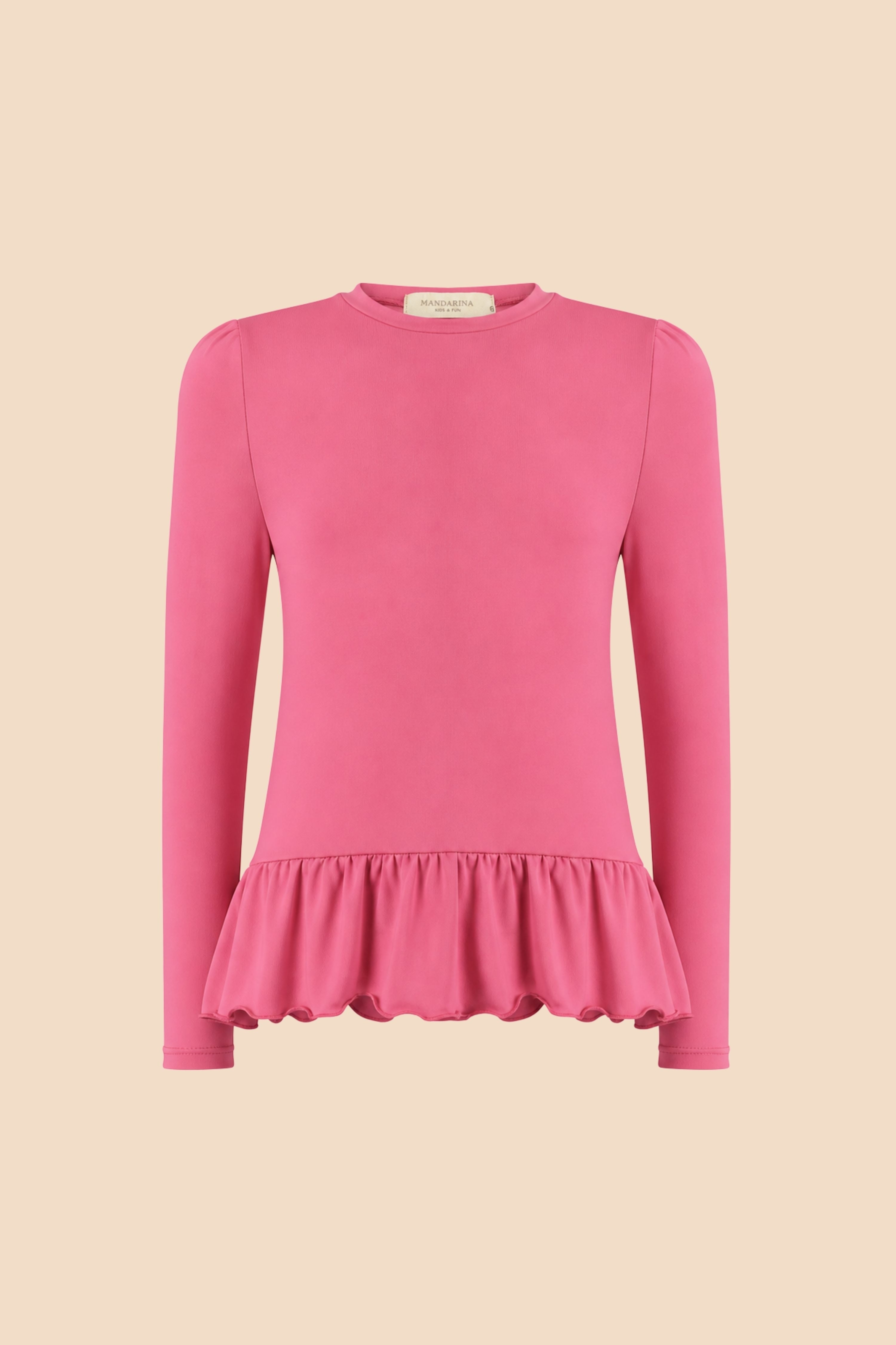 Camiseta Feminina Infantil UV 50 Rosa