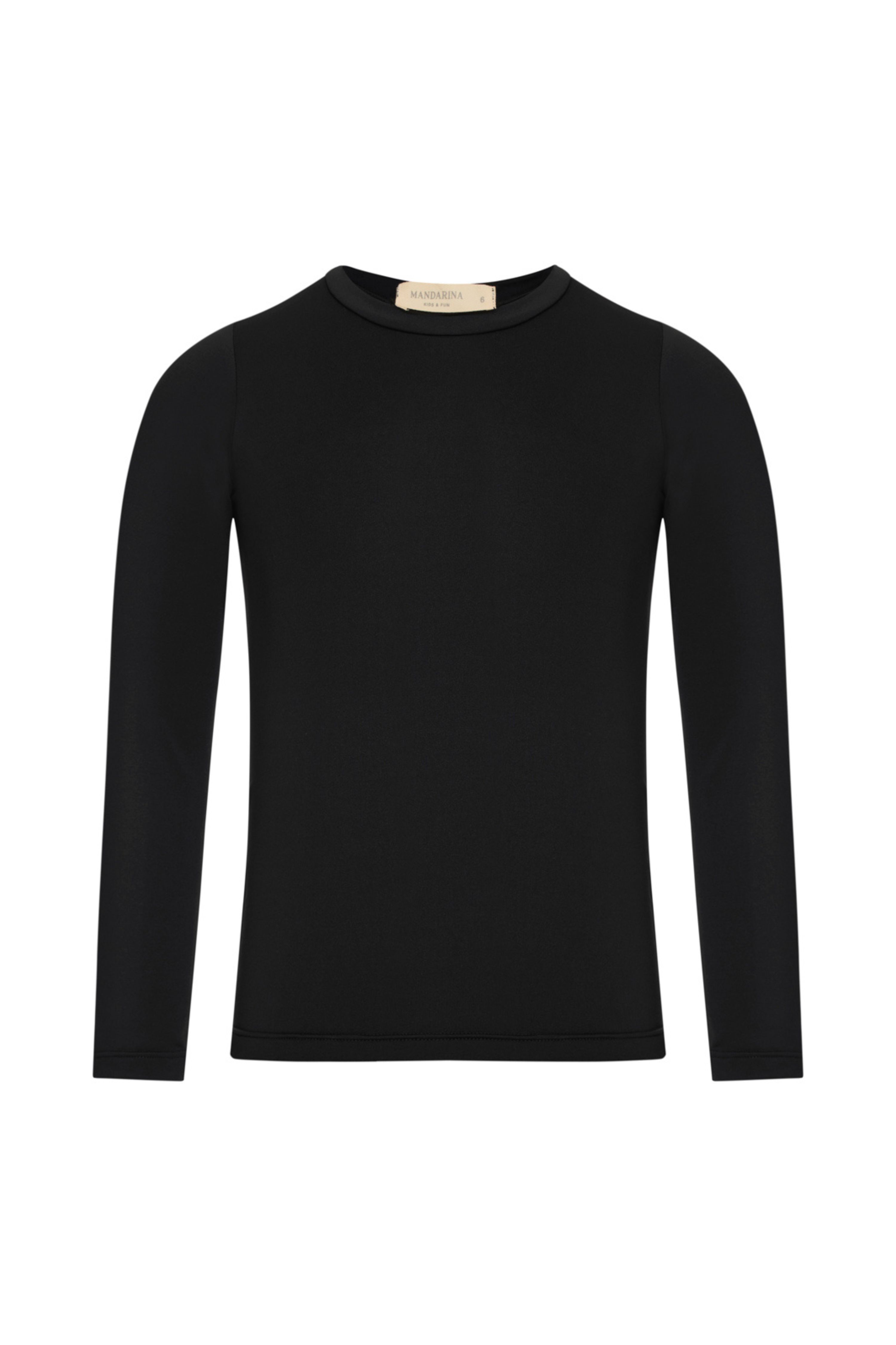 Camiseta Masculina Manga Longa Preta