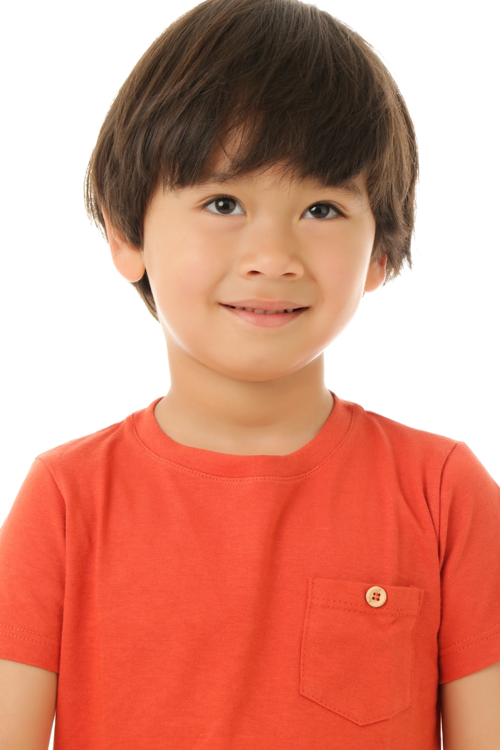Camiseta Mg Curta AlgodÃ£o Laranja Mandarina Kids Fun