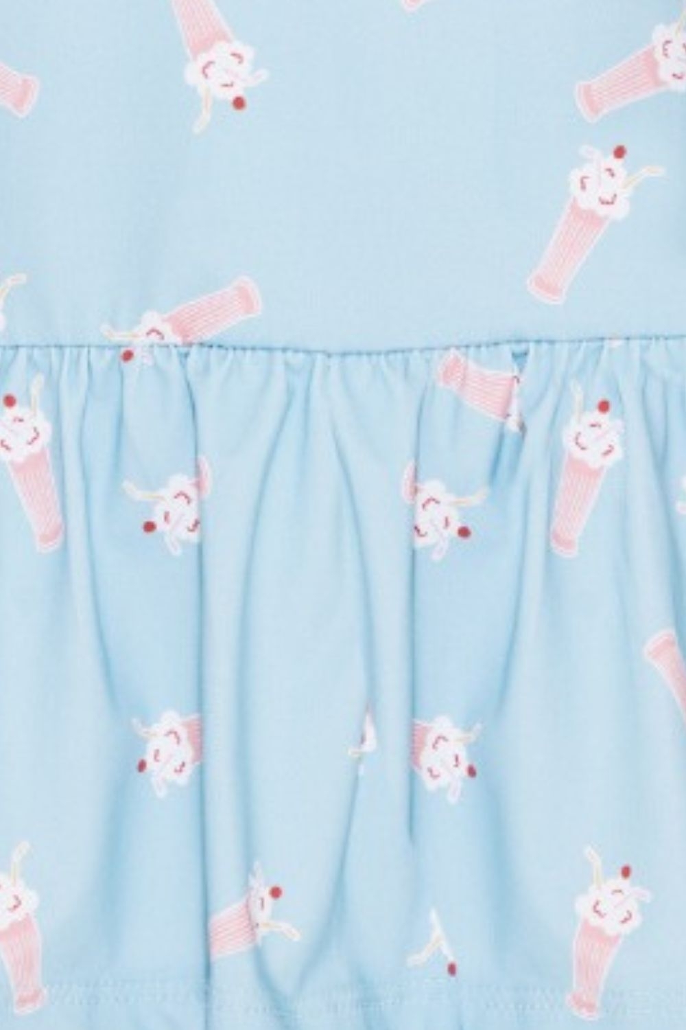 Vestido Saida de Praia Infantil UV50 Sophie Milkshake Mandarina Kids Fun